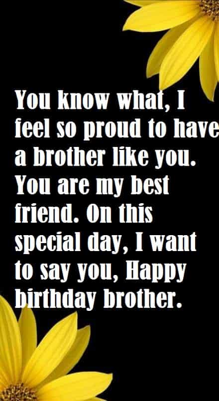 yellow-flower-with-black-background-with-birthday-for-brother