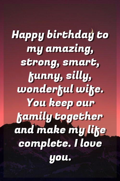 63 Heartwarming Happy Birthday Messages To Wife - Artmall