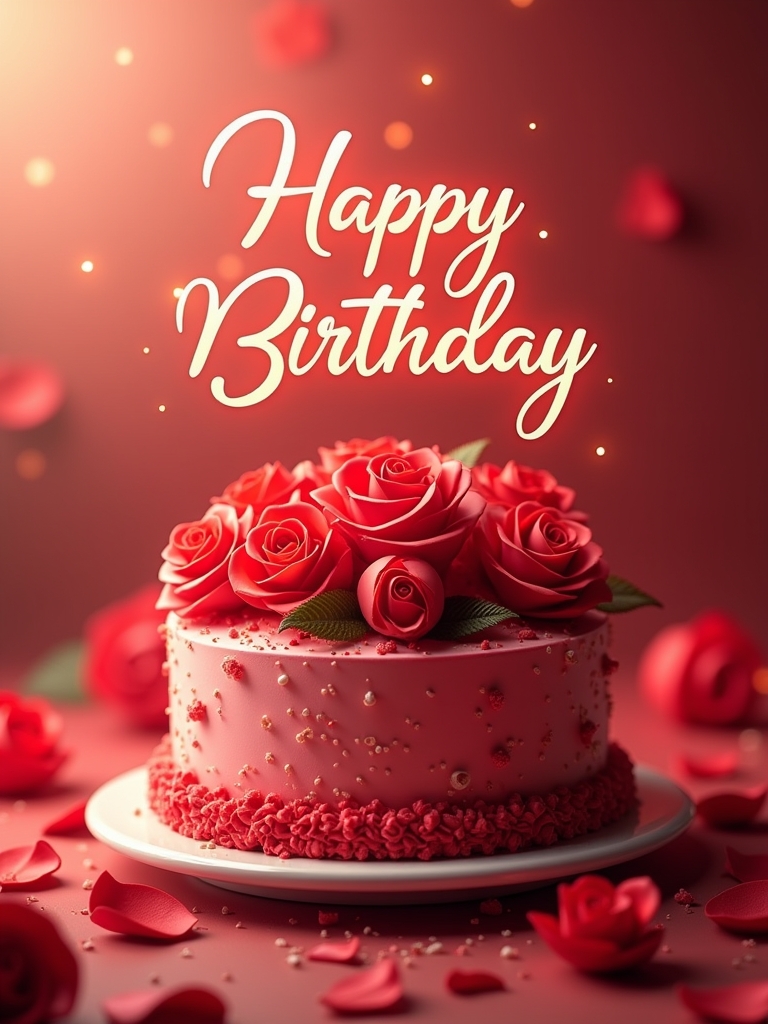 Cute birthday wish with teddy bears