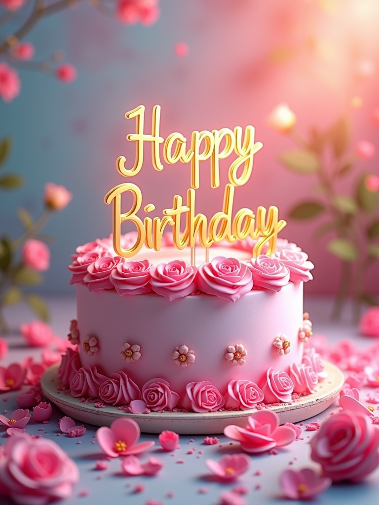 Deep birthday greeting with meaningful words